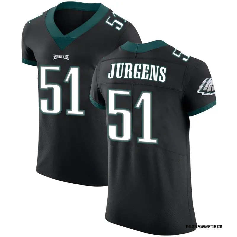Men's Black Elite Cam Jurgens Philadelphia Alternate Vapor Untouchable Jersey