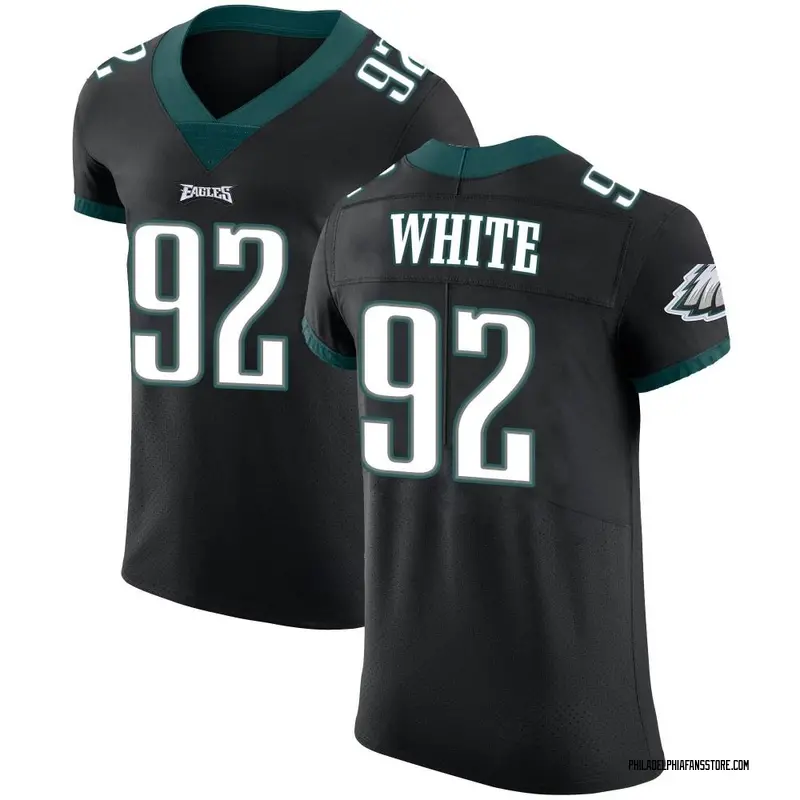 Men's Black Elite Reggie White Philadelphia Alternate Vapor Untouchable Jersey