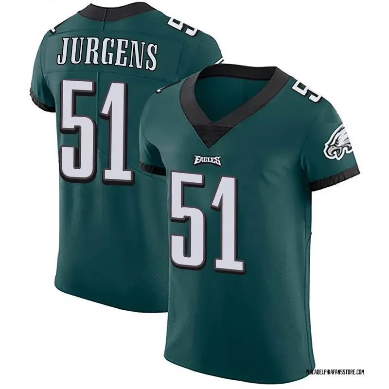 Men's Green Elite Cam Jurgens Philadelphia Midnight Team Color Vapor Untouchable Jersey