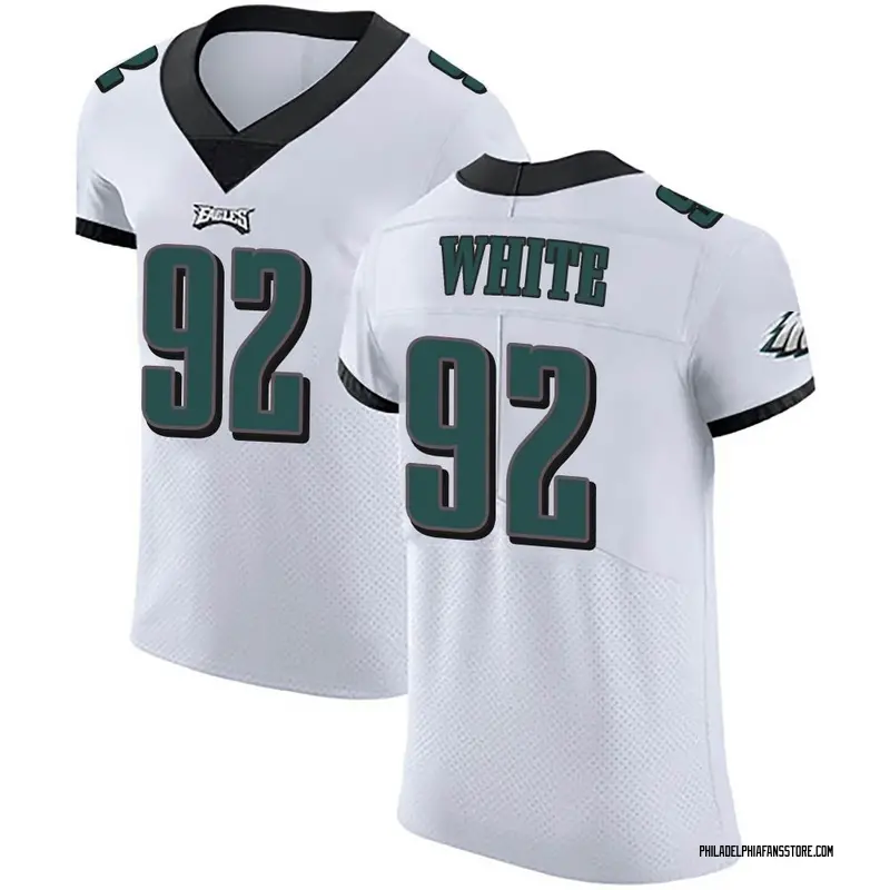 Men's White Elite Reggie White Philadelphia Vapor Untouchable Jersey