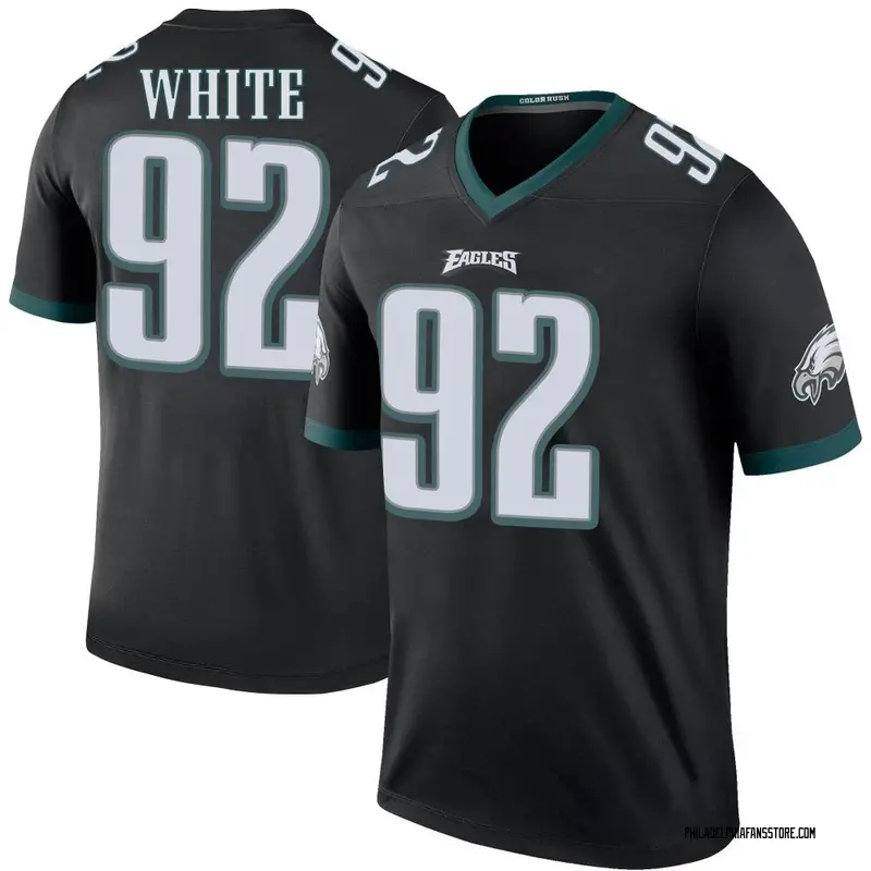 Youth Black Legend Reggie White Philadelphia Color Rush Jersey
