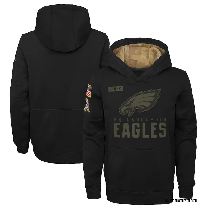 Details about   Men's Philadelphia Eagles Team Sweatshirt Salute Service Sideline Therma Hoodie